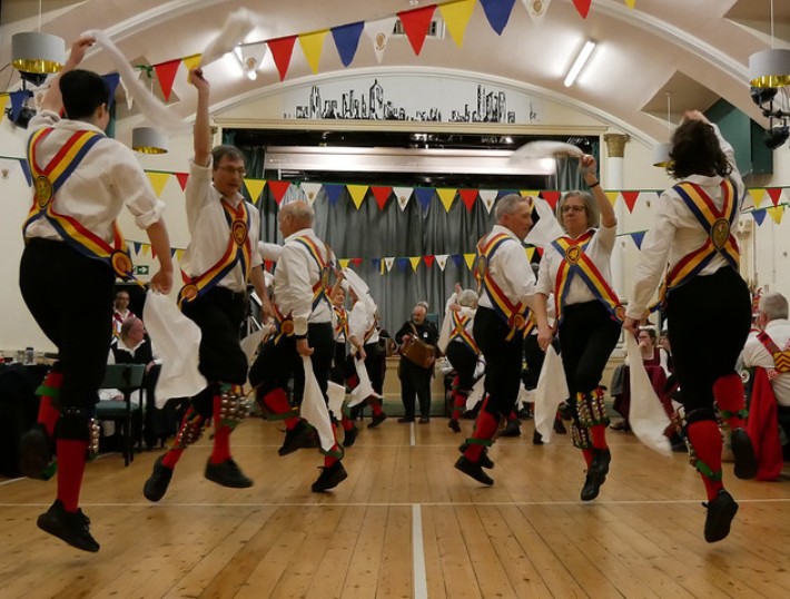 picture of Mendip Morris dancing at Mendip Ale