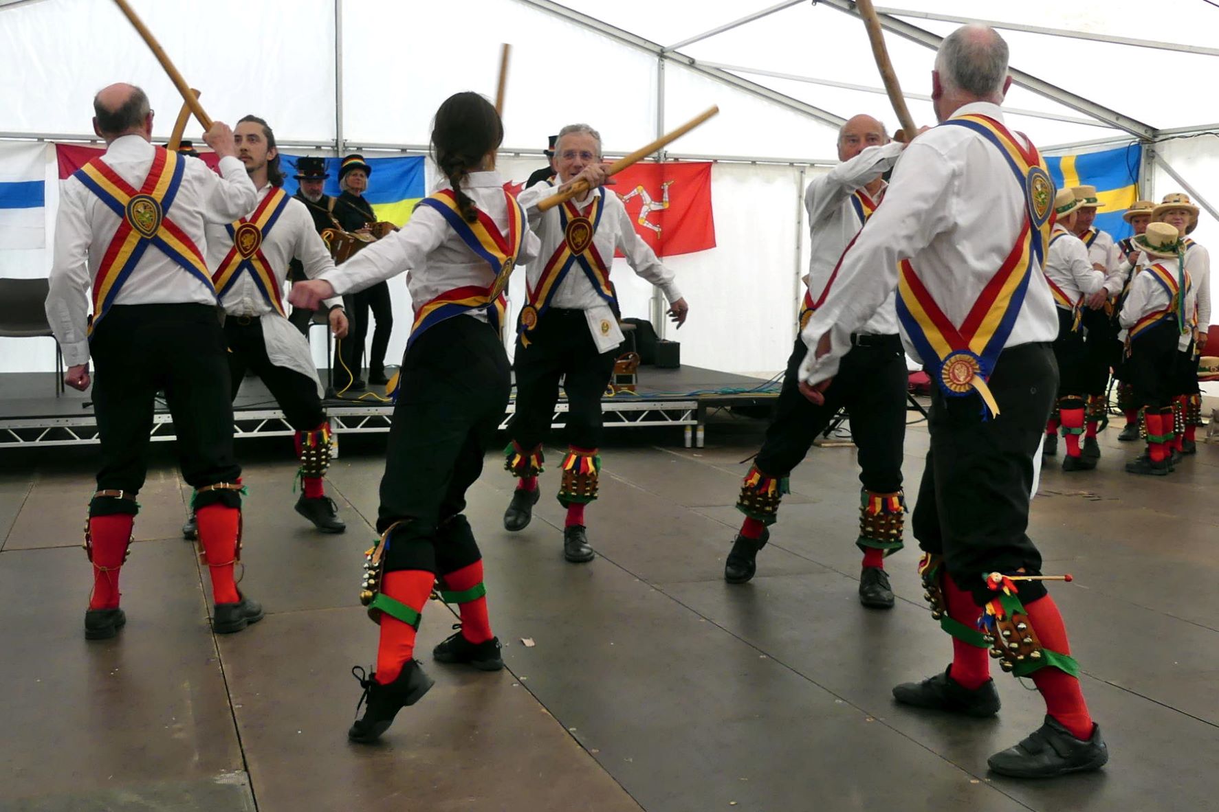 picture of dancing at tredegar marquee