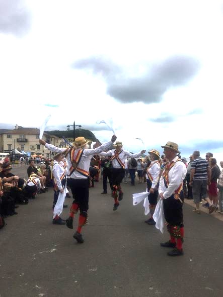picture of dancing on prom at Sidmouth